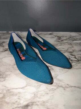 Rothy’s teal/blue flats